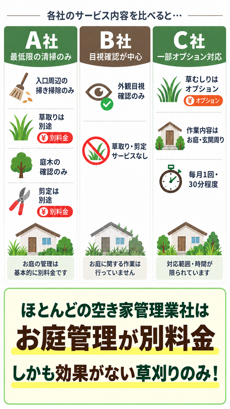 空き家管理の大変さ